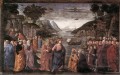 Llamado de los primeros apóstoles Florencia renacentista Domenico Ghirlandaio